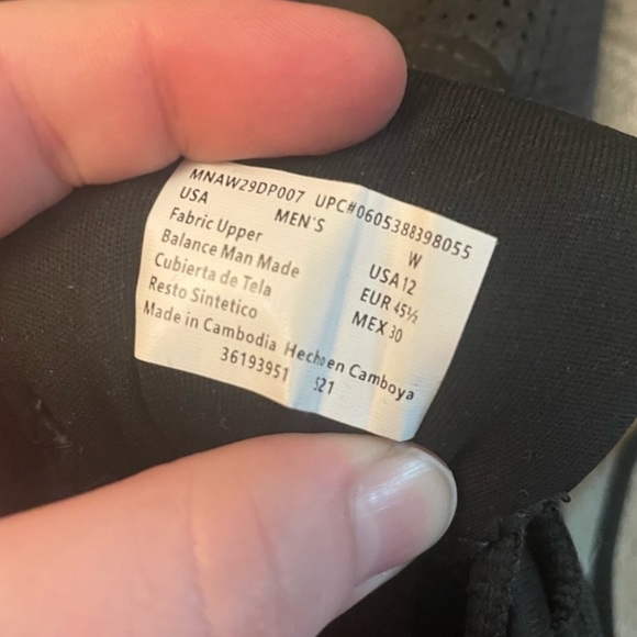 Men’s black athletic sneakers - Picture 5 of 5